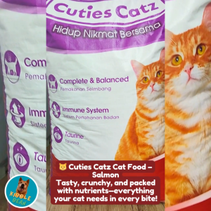 Cuties Catz Cat Food Salmon (1KG)