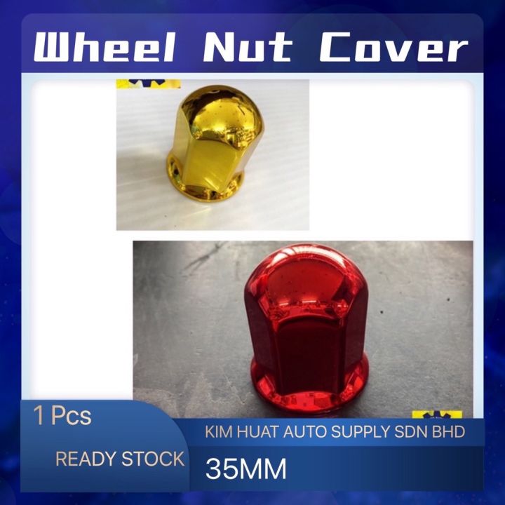 WHEEL NUT COVER /TYRE NUT COVER / HUB WHEEL CAP FOR LORRY GOLD / RED