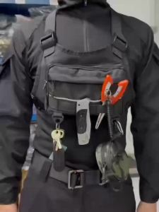Túi Đeo Ngực Thể Thao Áo Chạy Bộ Có Túi Khóa Kéo Túi Nylon Đa Chức Năng Có Thể Điều Chỉnh Dành Cho Đi Bộ Đường Dài Và Tập Thể Dục