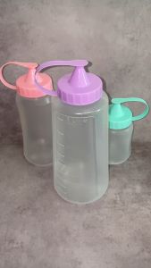 Wadah Botol Multifungsi Kecap Saos Minyak Leak-Proof 3 Ukuran Bahan Plastik BPA Free Food Grade