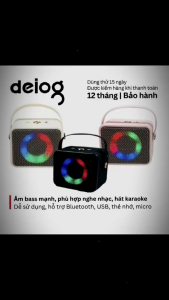 Loa bluetooth M19S âm thanh mạnh mẽ có đèn led RGB đổi màu kết nối ổn định thời lượng pin lâu