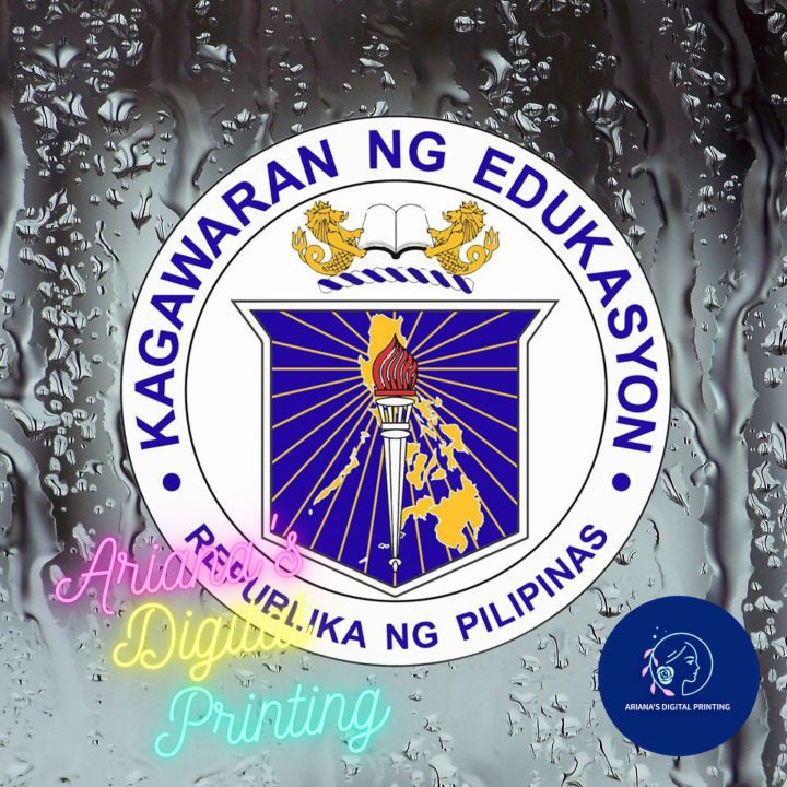 DepEd logo decal sticker | Lazada PH