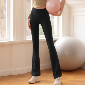 Fit-leg Thigh-high Gym TrousersSlimming Tight Yoga PantsHigh-waisted Tophat Long Pants Autumn Sport Wear Outerwear Ladies