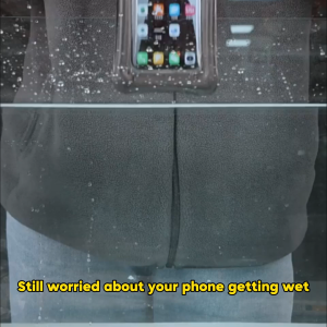 VOVOVA Double compartment waterproof mobile phone bag suitable for swimming diving touchscreen swimming underwater photography neck rope sealed transparent IPX8 dry bag maximum 7-inch mobile phone