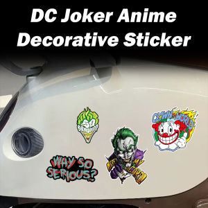 สติกเกอร์ของประดับหน้าต่างรถยนต์อะนิเมะโจ๊กเกอร์สติกเกอร์แบทแมนมอเตอร์จักรยานสกู๊ตเตอร์บอดี้หมวกกันน็อคสะท้อนแสงอุปกรณ์เสริมมอเตอร์ไซค์สำหรับ Yamaha Xmax Nmax TMAX คลิกฮอนดาพีซีเอ็กซ์