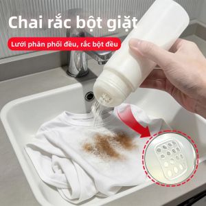 Hộp Lưu Trữ Bột Giặt Chống Ẩm Di Động và Kín Đóng
