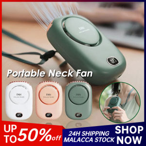 Mini Portable Hanging Neck Fan Outdoor Hand Fan USB Charging 2000mAh Battery Powered Wireless Table Air Cooling Fan Kips
