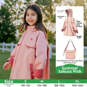 Kocotree | Kids Raincoat School Bag Position 2026