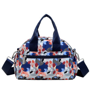 Lightweight Fashionable Oxford Cloth Crossbody Bag for Women Printed Handbag Single Shoulder Bag Versatile Daily Accessory