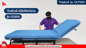 Thaibull เตียงโซฟาพร้อมเบาะรองนอน โซฟาเบด โซฟาปรับนอน 180 องศา Sofa Bed รุ่น OLT509-100 (ผ้าถอดซักได้) แถมฟรี! หมอน 2 ใบ