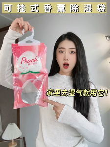 Hangable Visible Dehumidifier Bag Wardrobe Bedroom Bathroom Moisture Absorber Home Deodorizing Desiccant Drying Agent/B