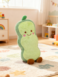 GUAIBUDIAN | Cute Long Pea Pod Plush Toy