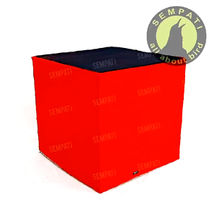 SEMPATI GROSIR Krodong Kerodong Ayam Kandang Kotak Merek Sempati Isi 10 Pcs Semi Transparan Ekonomis Ukuran 80x80x80 Kelambu Kurungan Ayam Jago Laga Aduan Petarung Hyget Selimut Penutup Kandang Anti Nyamuk