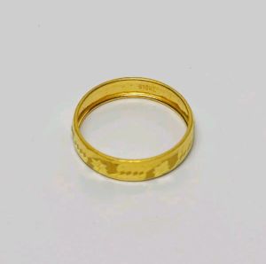 Gold 916 Ring Cincin Belah Rotan Bajet (0.6G++) Emas 916 Original
