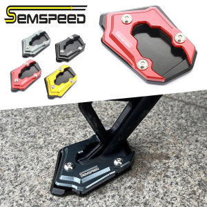 SEMSPEED Motorcycle CNC Side Foot Stand Pad & Kickstand Enlarge Extension Plate For CFMOTO 800NK 2023-2024