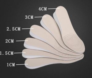 Double-Sided Genuine Leather Insoles Heightening Anti-Odor Absorbent Breathable Cowhide Mens High-Top Comfortable Martin Boots