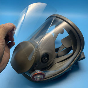 ฟิล์มเลนส์ป้องกันรอยขีดข่วนสำหรับ6800หน้ากากป้องกันก๊าซพิษ seluruh wajah หน้ากากป้องกันหน้าจอหน้าต่างฝาครอบหน้ากากป้องกันพ่นสี