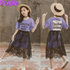SETELAN ANAK PEREMPUAN REMAJA KOREAN STYLE DRESS ROK BAWAHAN TUTU IMPORT MURAH