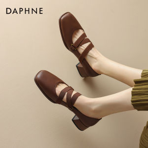 Daphne | Retro Ballet Style Autumn Lace-up Mary Jane Shoes