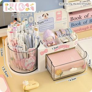 Cute Student Desk Organizer Storage Box