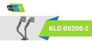 KOORUI X KLC DS200-2 Monitor Arm Mount Stand for 2 pcs 17 inch to 32 inch Monitor
