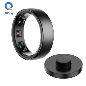 R10 Smart Ring Men Women with Wireless Charging standHealth and Sleep Monitor 5ATM WaterproofMulti-sport Mode For Smart Phohe