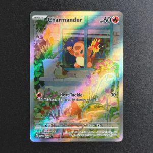 Funism | Self Made English Charmander #044 2023 Scarlet & Violet Promo Game Collection Card Toy