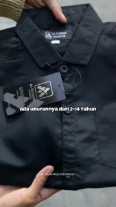 Kemeja Anak Laki-Laki Bahan Adem Lengan Panjang Usia 3-14 Tahun