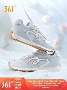 361° | Giày Thể Thao Đế Mỏng Màu Bạc Đa Năng