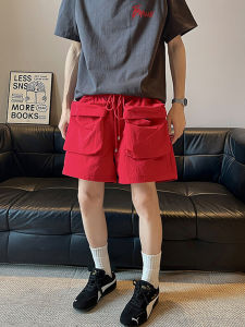 Quần Short Công Sở Nam Mùa Hè Mỏng Nhanh Khô Có Túi Quần Ống Đứng Có Dây Rút Cạp Vừa Quần Áo Công Sở Mùa Hè Cho Thanh Thiếu Niên
