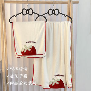 ผ้าขนหนูสำหรับผู้หญิง ผ้าขนหนูแห้งเร็ว ผ้าฝ้ายแท้ 3 ชิ้น ผ้าคลุมผม ผ้าขนหนูสำหรับผู้ใหญ่ ผ้าขนหนูสำหรับหอพักนักเรียน ผ้าขนหนูสำหรับห้องน้ำ