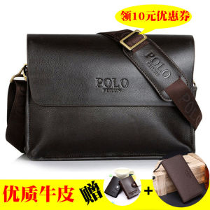 Paul Genuine Leather Single Shoulder Bag New Backpack Large Capacity Crossbody Bag Business Casual Cowhide Briefcase Mens Hanging Bag