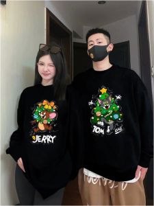 PAZHAOLANG | Plus Size Christmas Themed Couple Hoodie