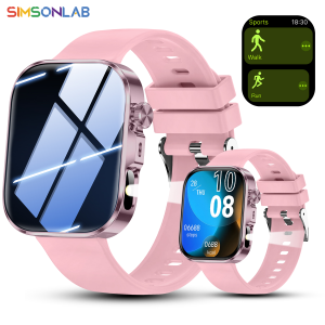 New Fashion Smart Watch for Android/IOS 2.01Display Voice Assistant Bluetooth Call Phone Answer Sport Fitness Tracker Men Women