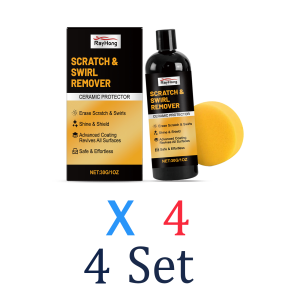 RAYHONG | Car Scratch Removal Polish Paste Kit 30g Paint Repair Compound with Sponge Removes Swirl Marks Light Scratches Restores Gloss