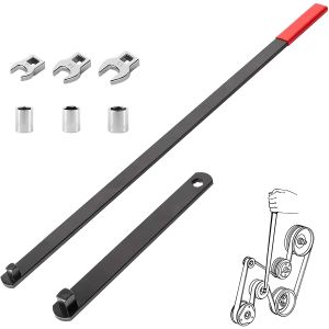 Hot Sell Universal Serpentine Belt Tensioner Tool Kit 8PC 3/8" & 1/2" Drive Adjustable Wrench for Automotive Repair