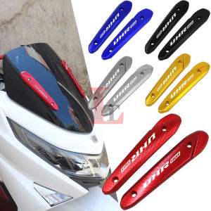 Bộ Ốp Đèn Chiếu Sáng Trước Bằng Hợp Kim Nhôm Cho Xe Máy UHR150 Phụ Kiện Trang Trí Bộ Ốp Chắn Gió
