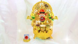 [ Giá Rẻ ] Tháp tỏi ngọc thực lớn có đèn led sang trọng tháp tỏi ông địa thần tài chuẩn phong thủy đồ thờ cúng cao cấp nhiều mẫu - TỎI CÁT TƯỜNG