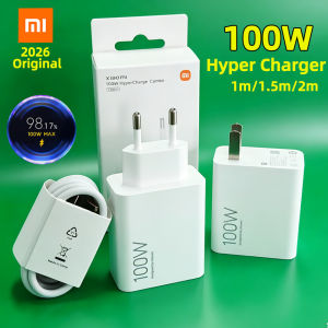 100W XIAOMI Original Charger Hypercharge Fast Cargador Xiaomi 17 17pro Max 15t Poco X8 F8 Ultra M8 Pro Redmi Adapter Cable 120W