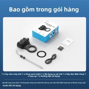 Tay Cầm Điện Thoại Từ Tính TELESIN Có Điều Khiển Từ Xa Giá Đỡ Bằng Nhôm Dành Cho iPhone Huawei Samsung - Gậy Tự Sướng Hỗ Trợ Chụp Ảnh