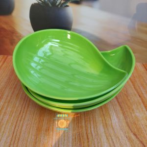MANGKUK MELAMIN TEBAL /3PCSMANGKOK UNIK DAN CANTIK/MANGKOK DAUN PROMO GRATIS ONGKIR BAYAR DI TEMPAT