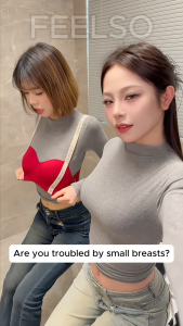 Feelso Push Up Bra Adjustable Underwear Light And Breathable Anti Sagging No Steel Ring Upper Support Bra