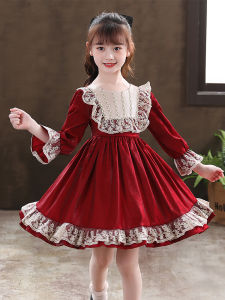 Elegant Lolita Red Girls Dress