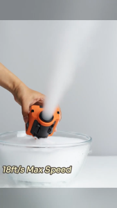 WF10 10000mAh Portable Waist Fan 5-Speed Strong Wind Portable Personal Body Fan Rechargeable With Power Bank & Light Speed Adjustable Light Up to 40H Cooling Suitable for Outdoor Camping Trip