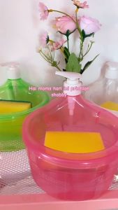 Dispenser Sabun & Spons Cuci Piring Multifungsi Warna-Warni