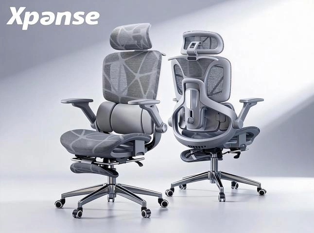 XPANSE X-904 Ergonomic Office Chair Knob-Lumbar Computer Study Chair Recling Chair【30 Day Free Trial】