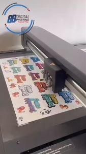 Stiker Die Cut Custom Desain Unik Warna-Warni untuk Distro dan Pertunjukan - Cetak Laser Jernih