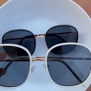 Mimosa.id Frame Kacamata Retro Terbaru Poligonal Tidak teratur Wanita Pria Import Kacamata Fashion