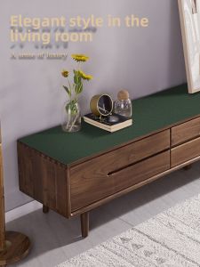 JIELEFAN | Waterproof Oil-Resistant Easy-Clean Table Mat for TV Stand and Dining Sideboard Long