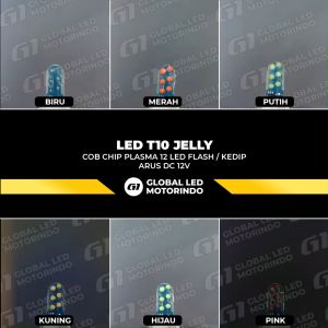 WERACE LED Sen Senja T10: Kualitas Tinggi LED Flash & COB Plasma 12 Mata